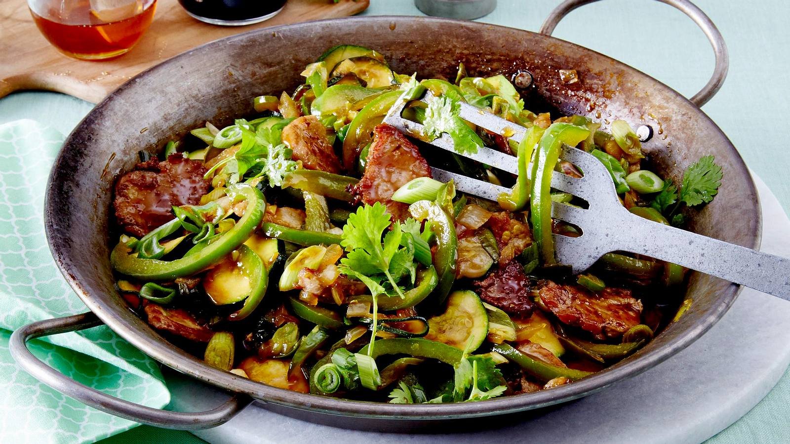 Asiapfanne mit Schweinefilet